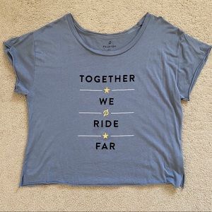 COPY - Cropped Peloton Tee Shirt Sz XXL